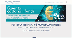 Desktop Screenshot of moneycontroller.it