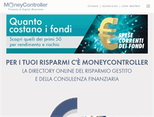 Tablet Screenshot of moneycontroller.it